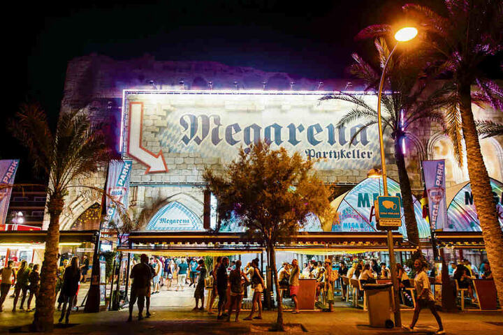 Der Tatort: Die Großraumdisko Megapark an der Platja de Palma.
