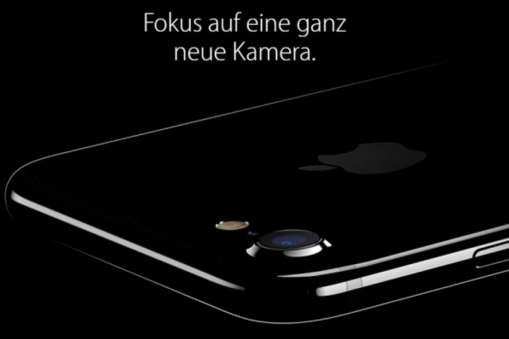 Das iPhone 7 im neuen Diamantschwarz und mit neuer Kamera.