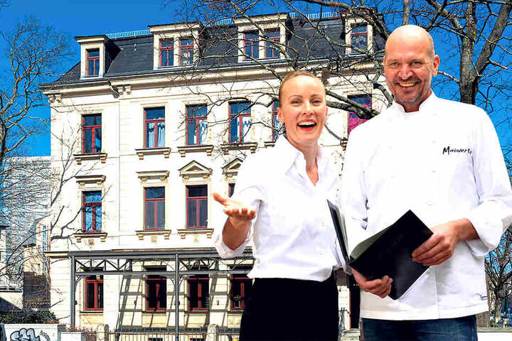 Gourmetkoch Dieter Maiwert (59) und seine Lebensgefährtin Madeleine Maaßen (41) zogen erst 2017 in die "Villa Herzog". Nun suchen sie ein größeres Lokal.