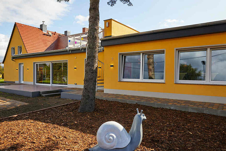 Am Wochenende zog Frank ins Haus ein, diese Woche wird der Garten mit Stauden und Sträuchern bepflanzt.