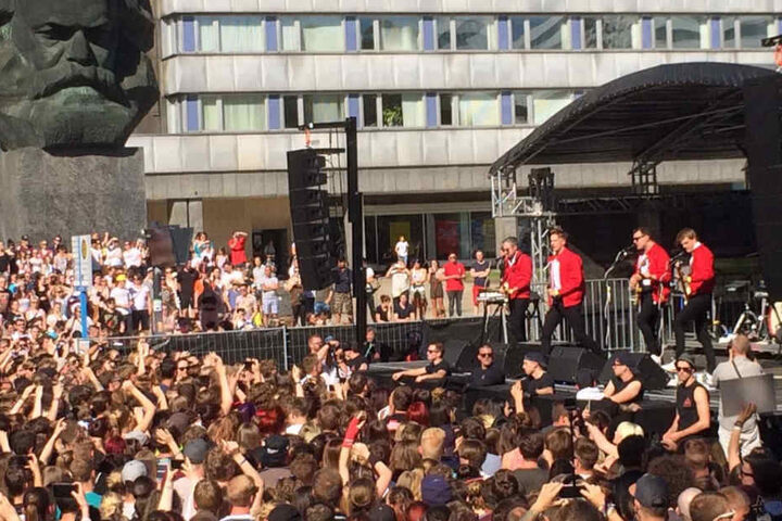 Das Überraschungskonzert in Chemnitz war ein voller Erfolg.