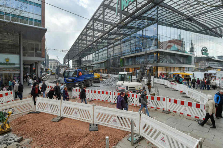Zu Baulärm und Dreck kommt bei vielen Geschäftsbetreibern die Ernüchterung wegen spürbarer Umsatzeinbußen hinzu.