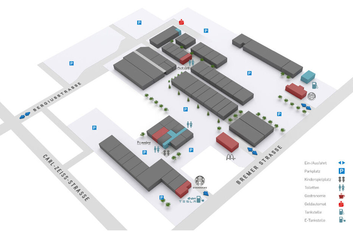 Über 50 Shops findet Ihr im Center!