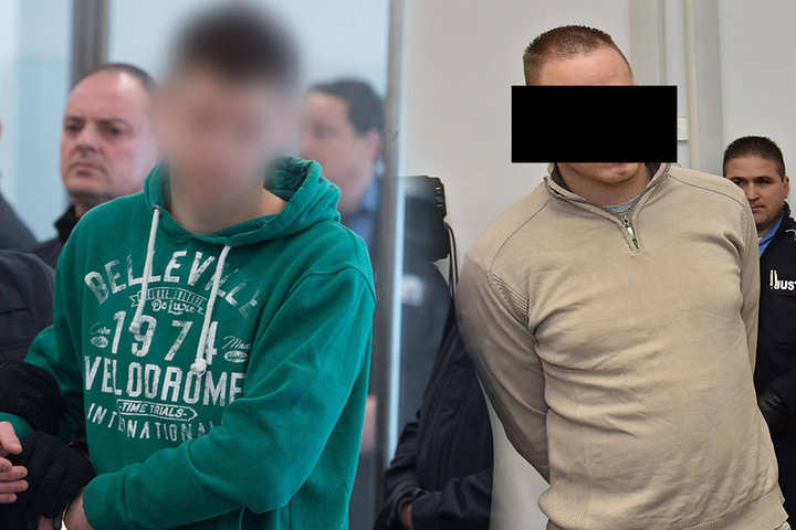 Timo S. (re.) wollte Justin S. (li.) offenbar im Knast vermöbeln lassen.