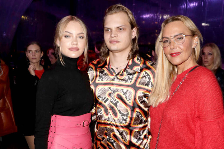 Natascha Ochsenknecht und ihre Kinder Cheyenne Savannah (19) und Wilson Gonzalez (29).
