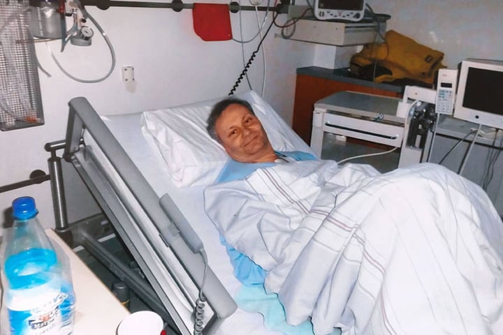 Großes Vertrauen: Otto war sich sicher, dass
er nach seiner Transplantation wieder aufwacht.