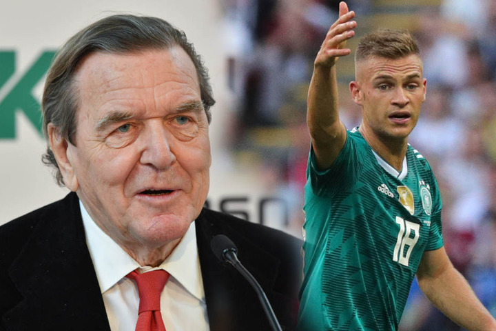 Diese Männer haben es ihr aber dennoch angetan: Altkanzler Gerhard Schröder (74) und Nationalkicker Joshua Kimmich (23).