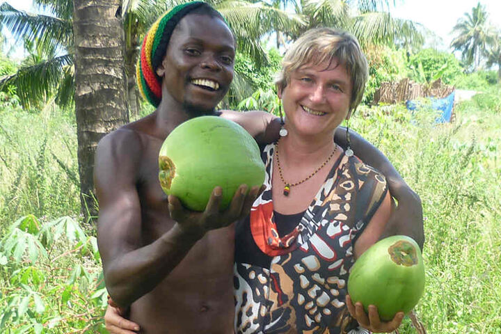 Mit der Freundschaft zum jungen Kassim begann Beate Försters Engagement in
Afrika.