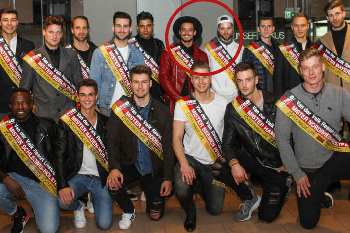 Sasha Sasse (Kreis links) und Tobias Ritter (Kreis rechts) wollen sich den Titel als "Mister Germany" holen.