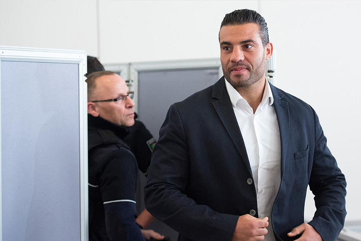 Profi-Boxer Manuel Charr am 3. März im Landgericht Essen.