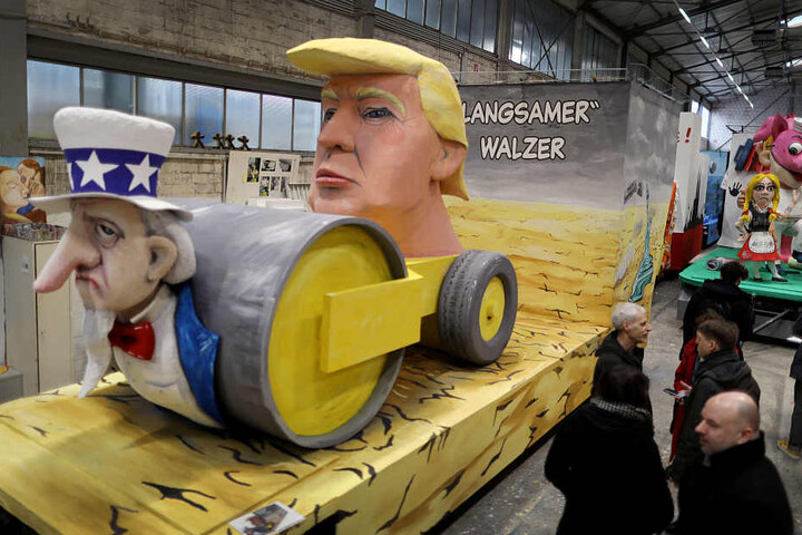 Das Thema Trump ist im Karneval weiterhin beliebt.