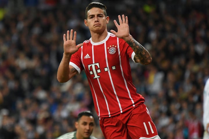 James Rodríguez ist aktuell von Real Madrid an den FC Bayern München ausgeliehen.