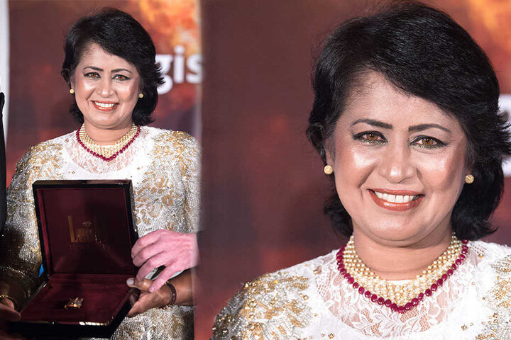 Ameenah Gurib-Fakim, die Präsidentin der Republik Mauritius.