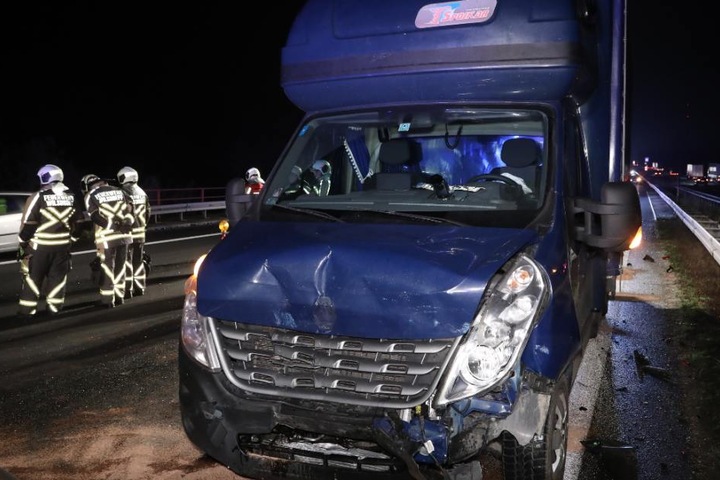 Das Wohnmobil war in den Unfall verwickelt.
