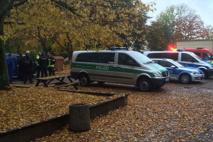 Einsatzleitung an der Pablo-Neruda-Grundschule