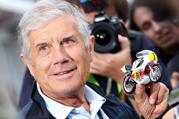 Ein Weltstar in Hohenstein-E.: Ex-Weltmeister Giacomo Agostini wird den Sachsenring besuchen.