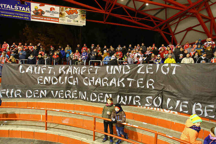 Die Fans wurden wieder einmal von ihrer Mannschaft enttäuscht.