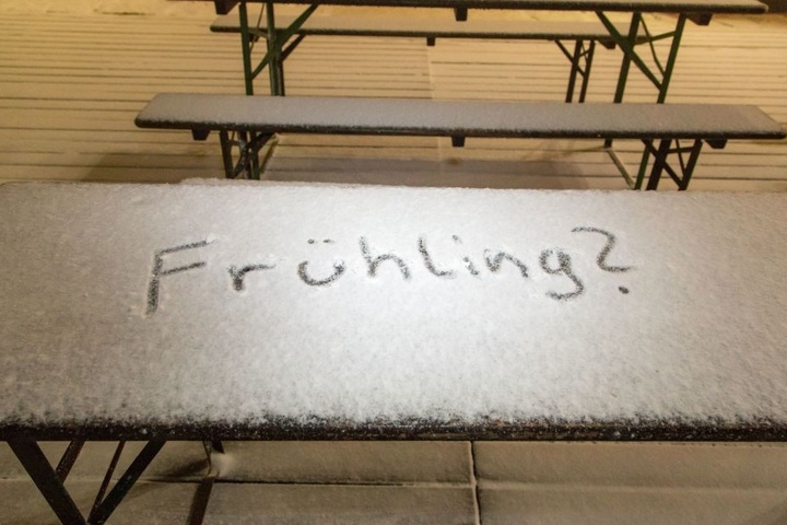 Der Frühling lässt in Sachsen noch auf sich warten.