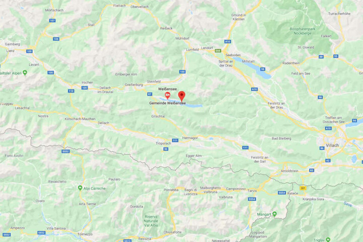 Der Weißensee ist einer der größten in der Region Kärnten.