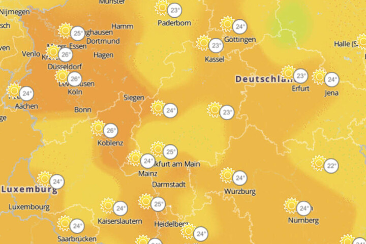 Sonne pur am Samstag.