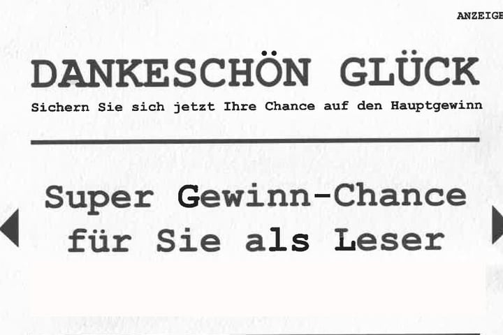 Die Polizei veröffentlichte unter anderem dieses Bild, auf dem ein Ausschnitt des Fake-Loses zu erkennen ist.