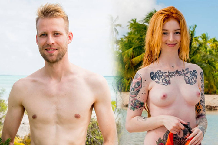 Jacob (27, Grafikdesigner aus Rostock) und Anna (23, Friseurin und Make-Up-Artist aus Österreich).