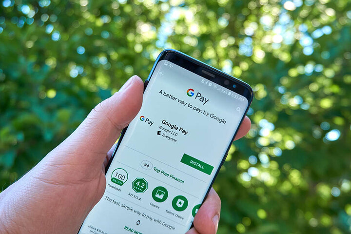 Akzeptiert werden zur Bezahlung Google Pay und Apple Pay.