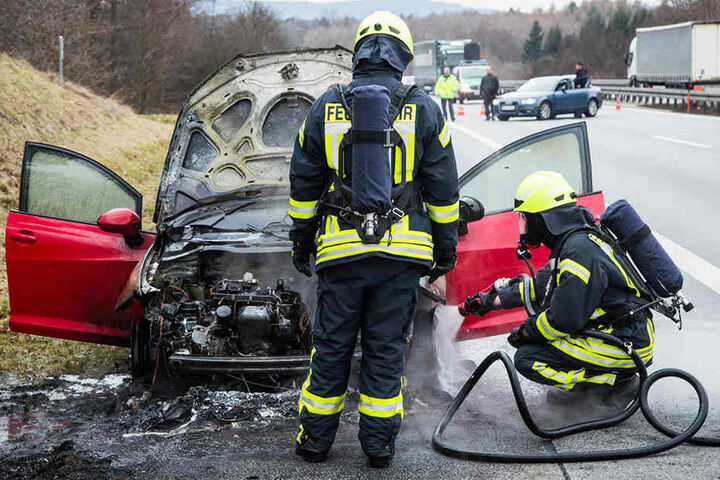 Die A4 in Richtung Görlitz musste zeitweise gesperrt werden.