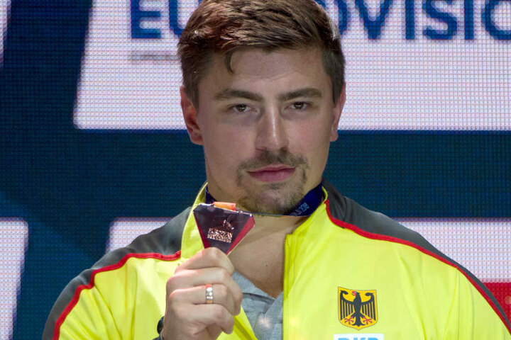 Bronze-Junge David Storl will sich heute seinen Fans im Erzgebirge zeigen.