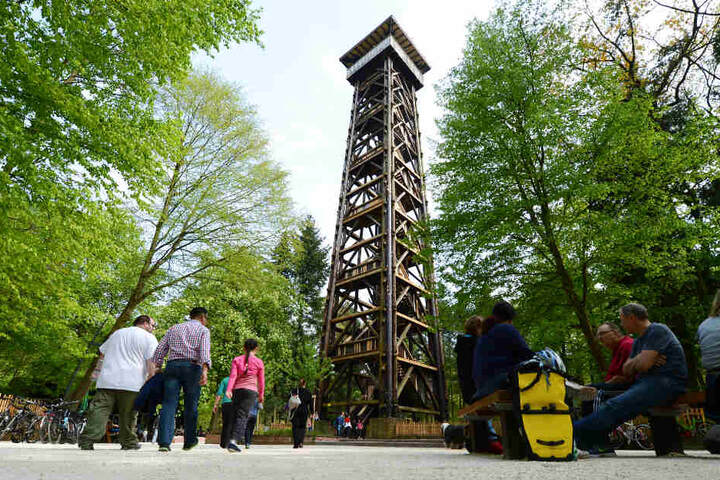 Dieses Foto aus dem Jahr 2014 zeigt den Goetheturm in seinem ursprünglichen Zustand.