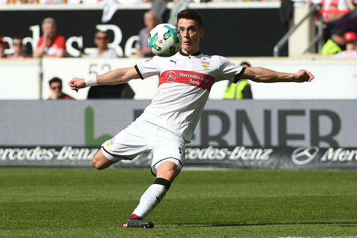 Erik Thommy (23) ist ein ernsthafter Konkurrent im Stuttgarter Sturm.