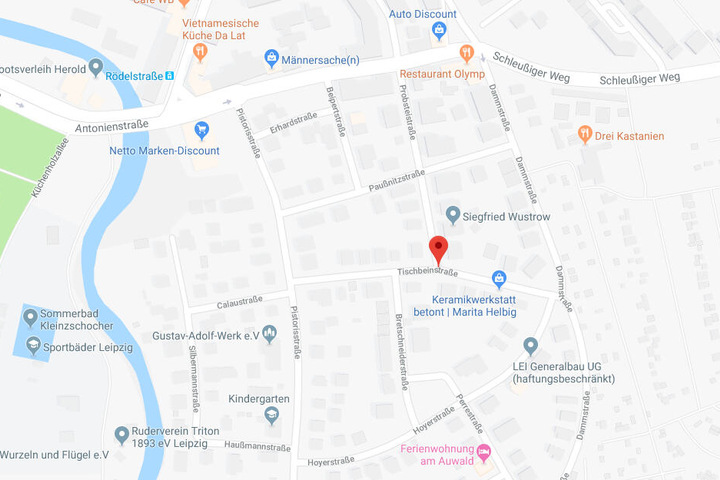 Das Auto war in der Tischbeinstraße in Schleußig geparkt.