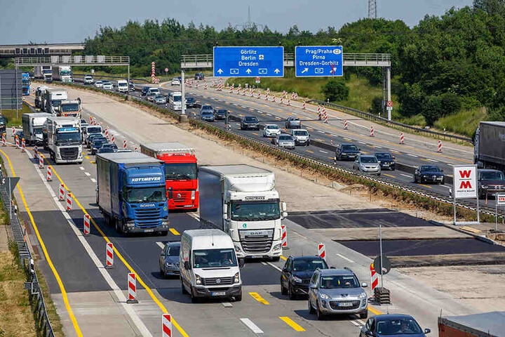 Rund um Dresden gibt es auch dieses Jahr Behinderungen auf den Autobahnen.
