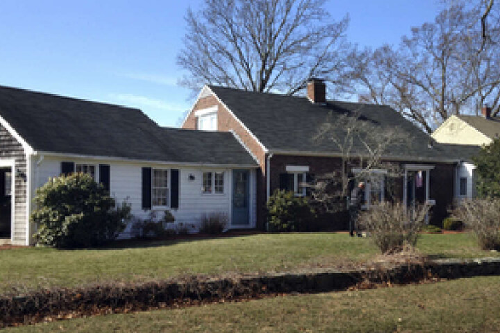 Das Haus von Jean Haley in Barrington, wo das Unglück geschah.