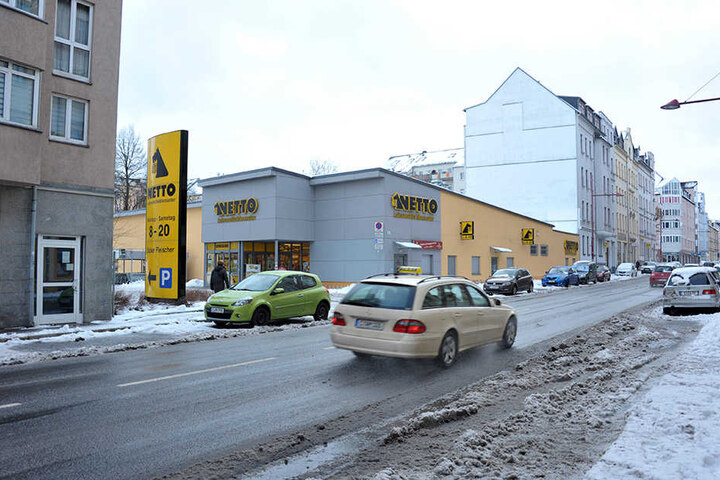 Supermärkte wie der Netto in der Limbacher Straße stören das Gesamtbild des
Szeneviertels.