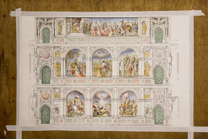So soll der Bilderbogen einmal wieder aussehen. Die Urfassung entstand vor fast 500 Jahren. Urheber waren zwei italienische Künstler.