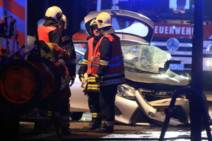 Der Autofahrer hatte wohl mehr als einen Schutzengel.