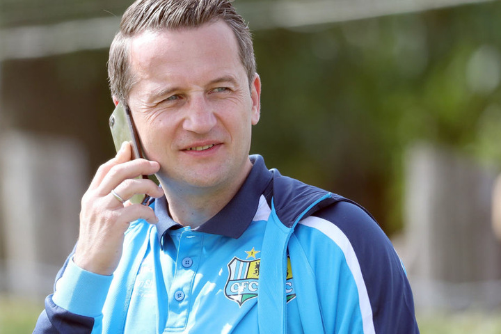 Sportdirektor Thomas Sobotzik freut sich über den neuen Sponsor und sieht es als Zeichen des Neuanfangs beim CFC.