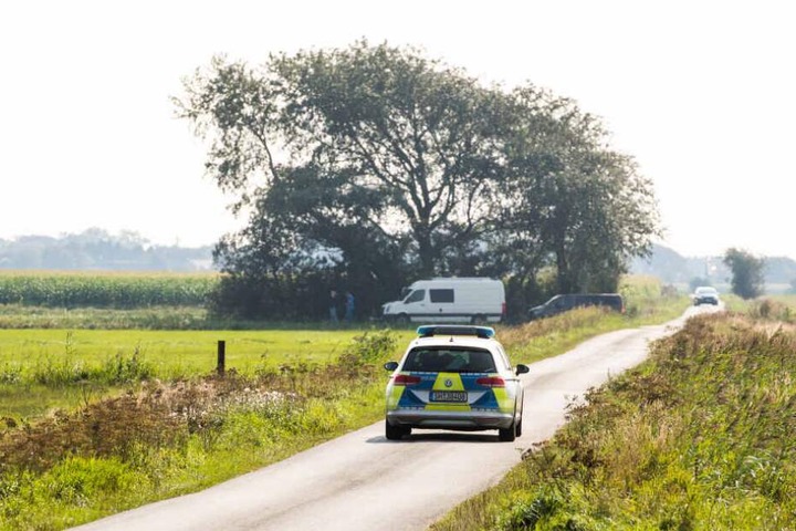 Die Stelle, an der die Leiche gefunden wurde, befindet sich in der Nähe des Resthofs des Tatverdächtigen in Nordfriesland.