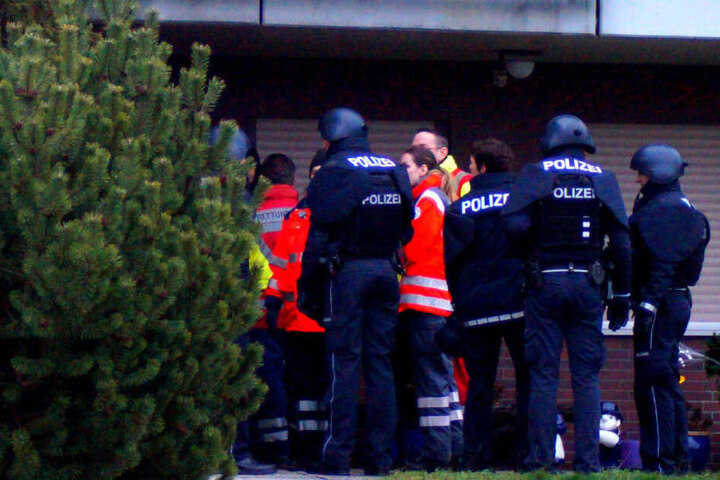 Das SEK stürmte die Wohnung.