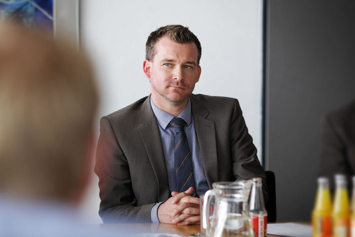 Baubürgermeister Raoul Schmidt-Lamontain (40, Grüne)