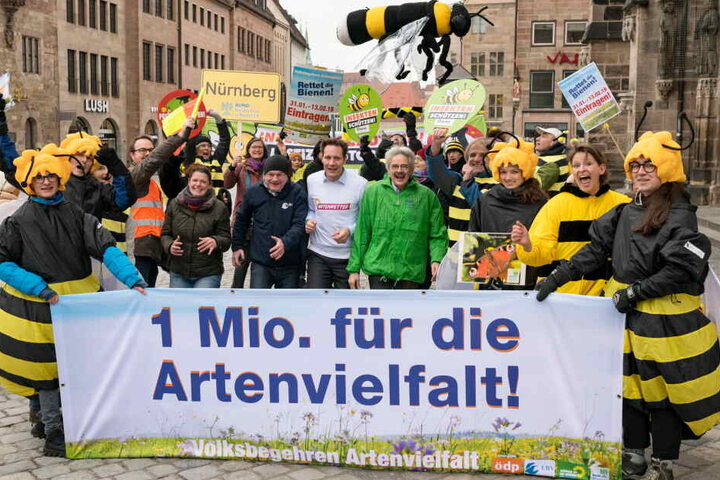 Das Volksbegehren Artenschutz - "Rettet die Bienen" hat zum Erfolg der Vereine beigetragen. (Archivbild)