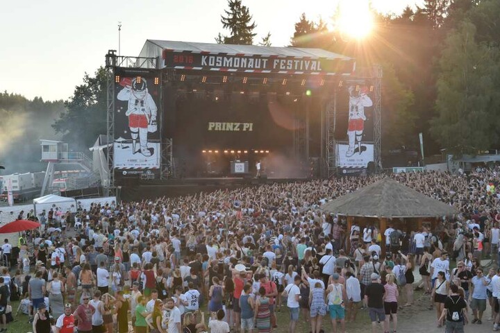 Das Kosmonaut-Festival am Stausee Rabenstein.