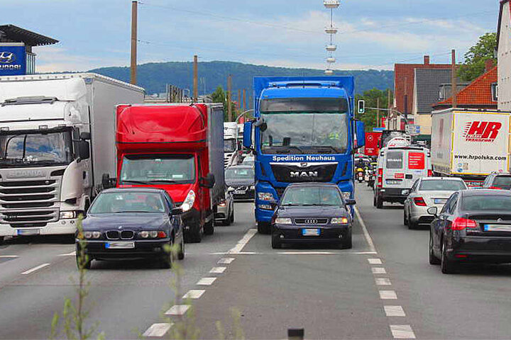 Wenn die Nordumgehung öffnet, soll die Mindener Straße auf jeweils eine Spur zurückgebaut werden.