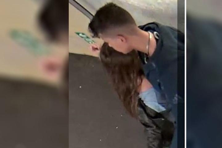 Der Täter mit seiner Freundin.