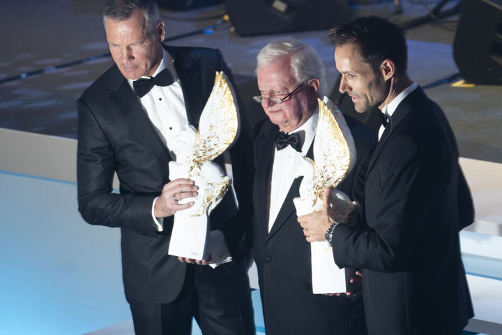 Henry Maske und Sven Hannawald wurden am Samstag beim Sportpresseball ausgezeichnet.