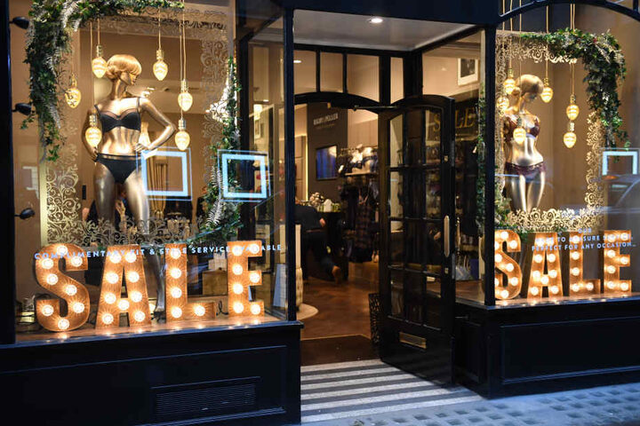 Der BH-Hersteller Rigby & Keller im Knightsbridge-District in London.