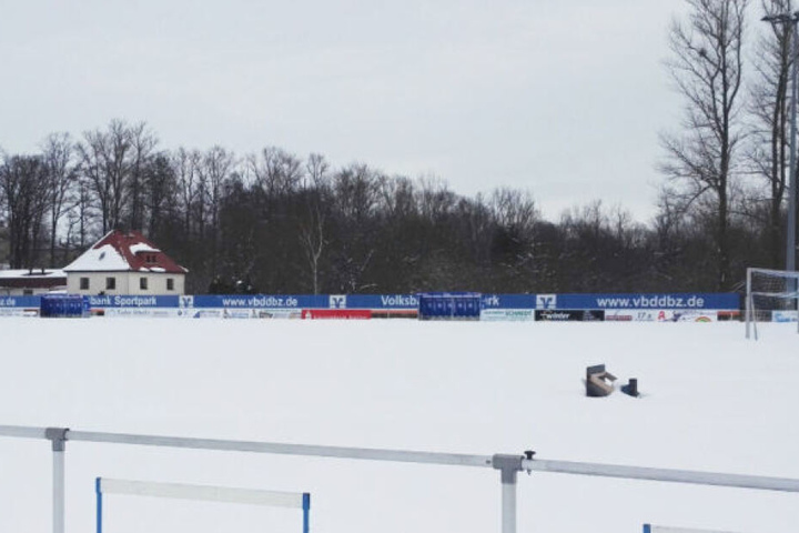 Bei diesen Schneemassen konnte die Partie am 10. Februar nicht ausgetragen werden. (Archivbild)