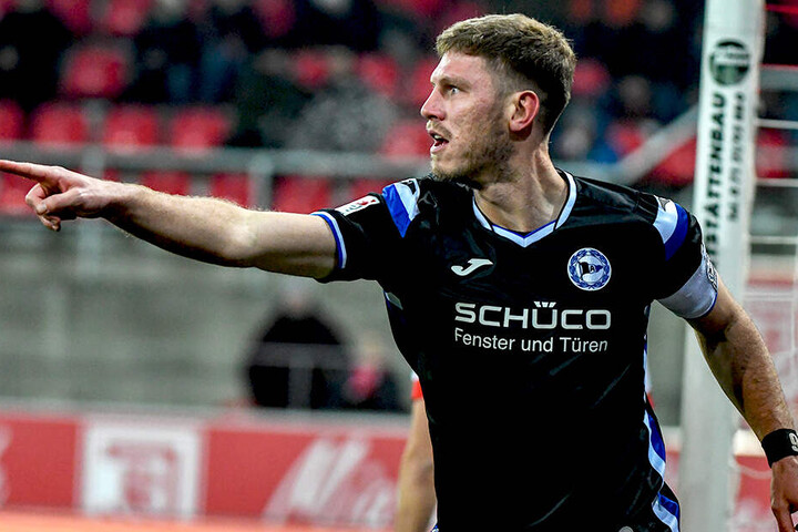 Mit seinem Führungstreffer stellte Fabian Klos frühzeitig die Weichen.