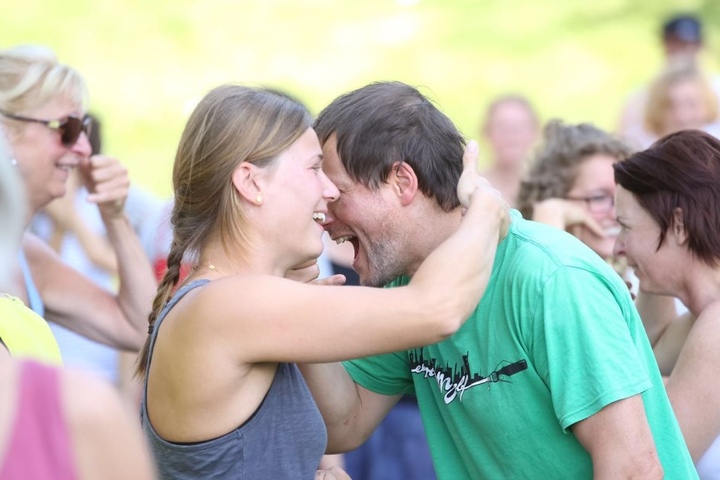 Lachen tut gut und ist gesund.